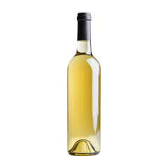 Fototapeta premium White Wine Bottle Mockup on transparent background.