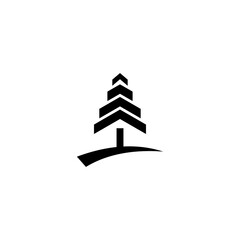 abstract christmas tree