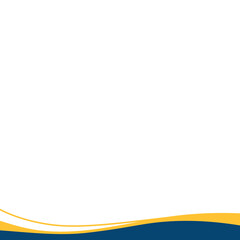 Fototapeta premium Curve Wavy Footer