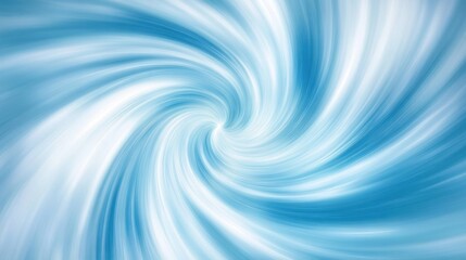 Abstract Swirling Blue and White Vortex Design
