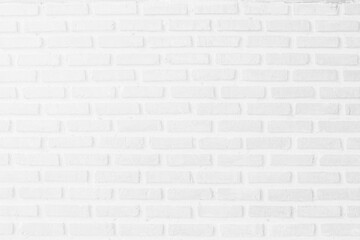 White brick wall background photo. Vintage white wash painted brick wall texture for stone tile block painted in grey light color wallpaper modern interior and exterior and backdrop design textured.