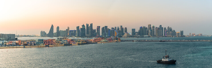 Twilight Splendor of Doha
