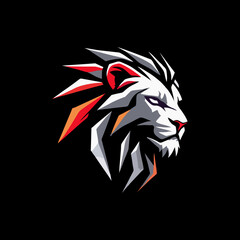 gaming esport lion.eps