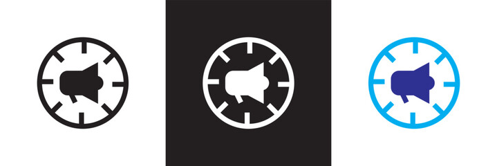 Digital marketing icon set. Icons related to digital marketing.  isolated on white and black background. vector illustration. EPS 10