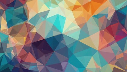 Colorful abstract geometric background pattern