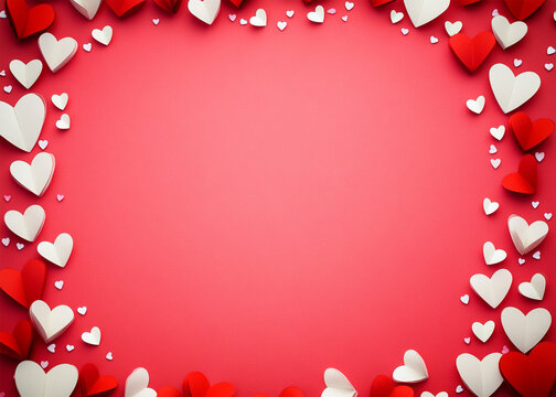 background as valentines day postar