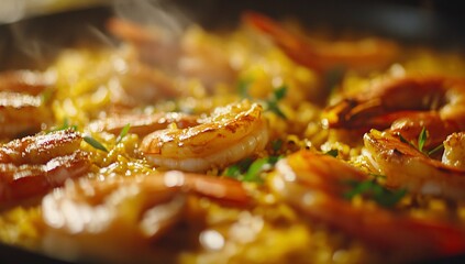Delicious Seafood Paella: A Culinary