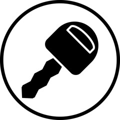 Car Key icon style