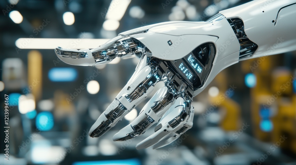 Poster Advanced Robotic Hand Reaching Out in Factory Setting