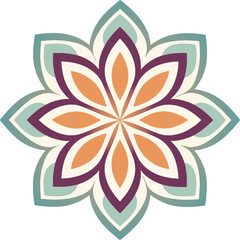abstract flower design
