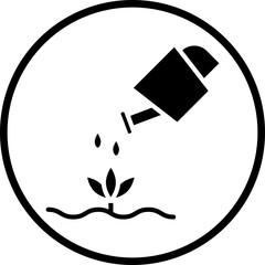 Watering icon style