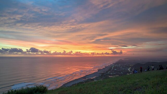Timelapse Parangtritis Beach Jogjakarta Central Java Indonesia
