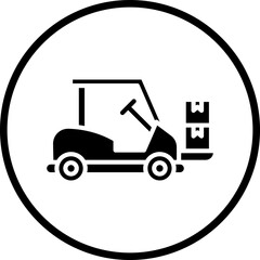 Forklift icon style