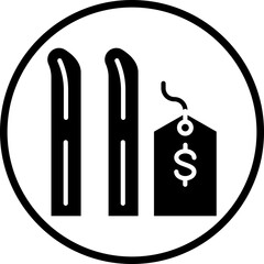 Equipment Rental icon style