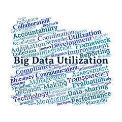 Big Data Utilization Word Cloud