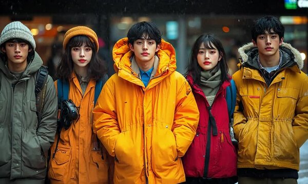 Korean Drama Friends Winter Fashion Street Style