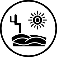 Desert icon style