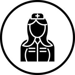 ER Nurse icon style