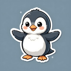 Obraz premium Happy Penguin