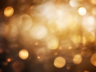 the AI Image Generator, Golden Bokeh Lights Abstract Background with Artistic