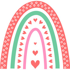 colorfull valentine rainbow