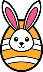 Obraz premium Easter Bunny in Egg