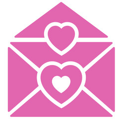 Minimalist Love Letter with Hearts 