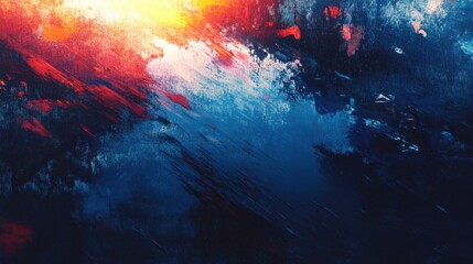 Obraz premium Colorful Artistic Paint Strokes in Bright Light Background