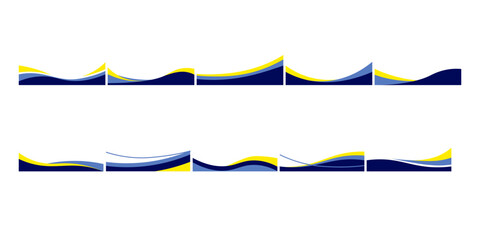 curve footer banner