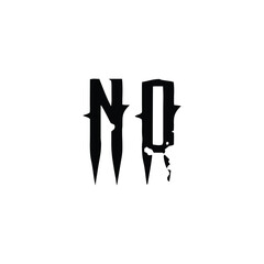 ND monogram logo design letter text name symbol monochrome logotype alphabet character simple logo