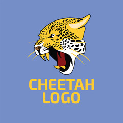 cheetah mascot esport logo design