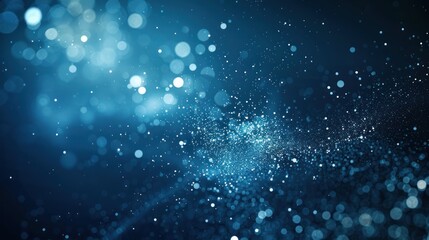 Abstract Blue Sparkle Background