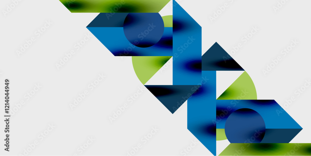 Poster Vibrant abstract background circles with smooth gradients, creating a dynamic and modern design. Ideal for creative, tech, or contemporary-themed projects