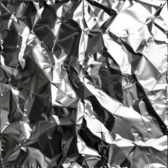 Silver background metal foil