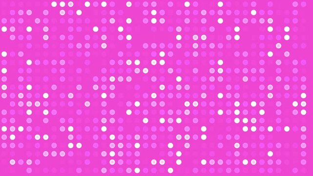 pink and white polka dot blink background