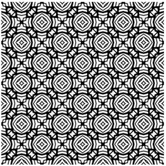 Seamless pattern with repeating abstract shapes.Black and white texture.Design element for prints, decoration, cover, textile,wallpaper, background, wrapping paper, clothing, fabric, package, cards.