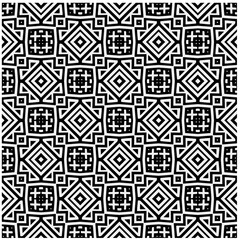 Seamless pattern with repeating abstract shapes.Black and white texture.Design element for prints, decoration, cover, textile,wallpaper, background, wrapping paper, clothing, fabric, package, cards.
