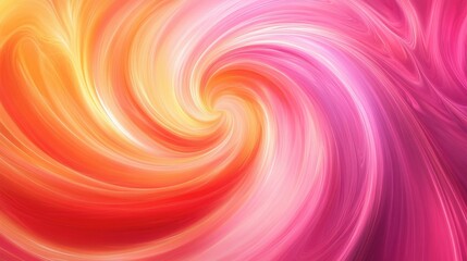 Fototapeta premium Abstract Swirling Gradient Background with Vibrant Warm Tones of Yellow, Orange, Red, and Pink.