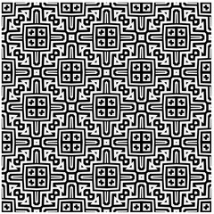 Seamless pattern with repeating abstract shapes.Black and white texture.Design element for prints, decoration, cover, textile,wallpaper, background, wrapping paper, clothing, fabric, package, cards.