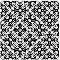 Seamless pattern with repeating abstract shapes.Black and white texture.Design element for prints, decoration, cover, textile,wallpaper, background, wrapping paper, clothing, fabric, package, cards.
