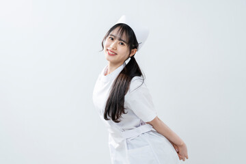 ナース服を着た女性