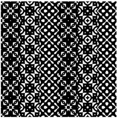 Seamless pattern with repeating abstract shapes.Black and white texture.Design element for prints, decoration, cover, textile,wallpaper, background, wrapping paper, clothing, fabric, package, cards.