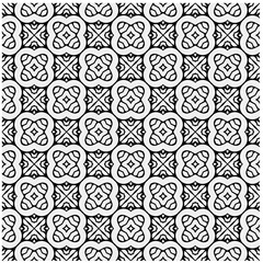 Seamless pattern with repeating abstract shapes.Black and white texture.Design element for prints, decoration, cover, textile,wallpaper, background, wrapping paper, clothing, fabric, package, cards.