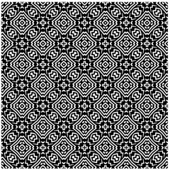 Seamless pattern with repeating abstract shapes.Black and white texture.Design element for prints, decoration, cover, textile,wallpaper, background, wrapping paper, clothing, fabric, package, cards.