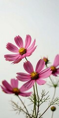 Fototapeta premium pink and white flowers