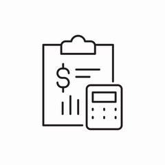 payment document invoice icon vector sign