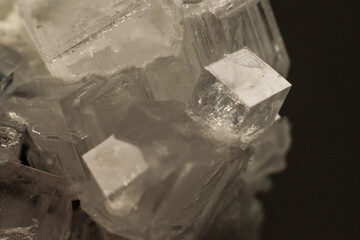close-up shot of salt crystals