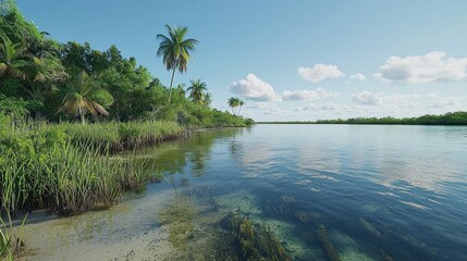 Tranquil Tropical Shoreline