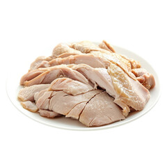 Roasted Turkey White Background on transparent background.