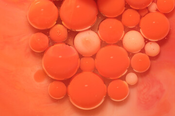 oil, water and milk create interesting pictures